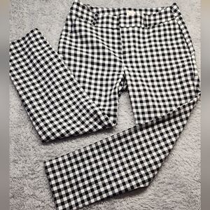 A New Day Women's Pants 6 Stretch Front Pockets Business Career Plaid Slacks